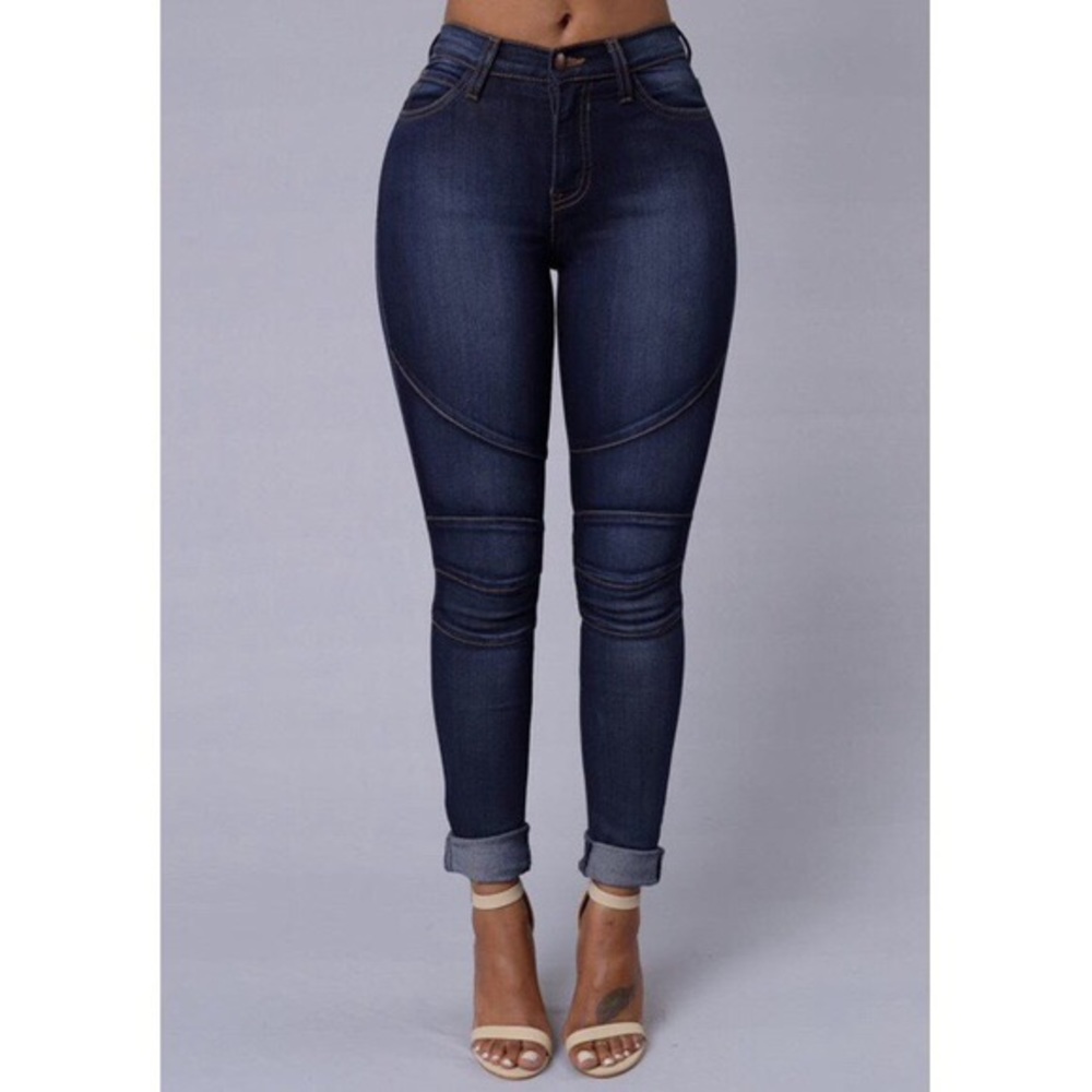 Fashion Nova Knee Paneled Jeans